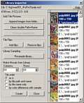 Screenshot of Mazaika Library Inspector screen