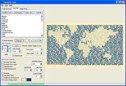 Screenshot of TexToPix main screen