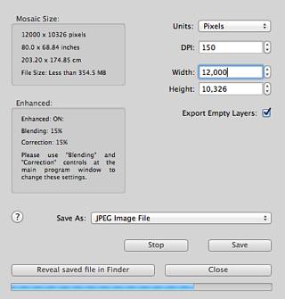 Export Big Image.