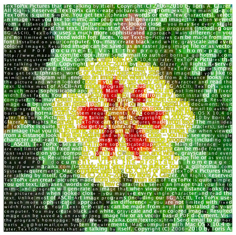 TexToPix Picture Example.