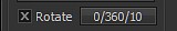 Rotation Setup Button.